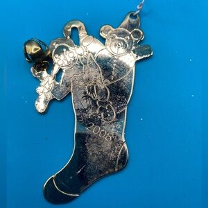 1983 Gloria Duchin Flat BrassChristmas Stocking Etched
Ornament 2008